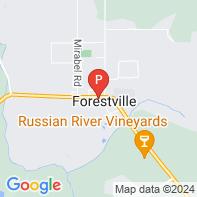 View Map of 6550 Front Street,Forestville,CA,95436